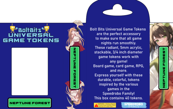 Bolt Bits Universal Game Tokens: Neptune Forest