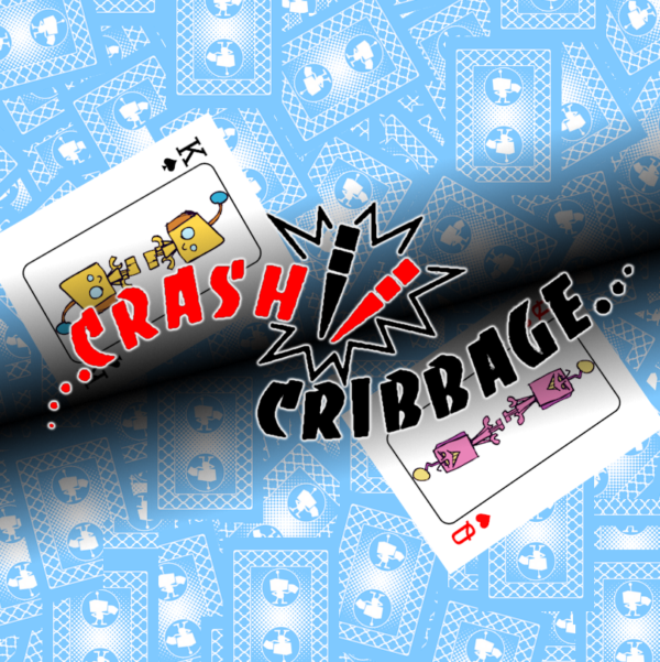 Crash Cribbage with Speedrobo Special Playing Card Deck