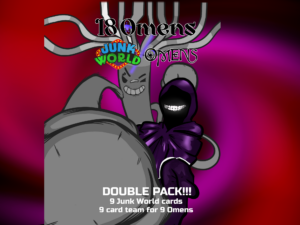 18 Omens: Junk World and 9 Omens double pack expansion