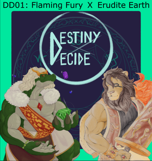 Destiny x Decide: DD01 Flaming Fury X Erudite Earth PREORDER