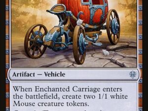 Enchanted Carriage (Throne of Eldraine) [Foil]