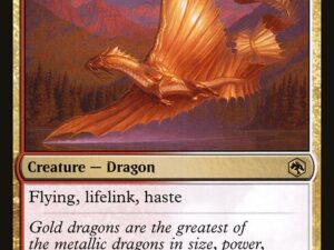 Adult Gold Dragon (Borderless) (Adventures in the Forgotten Realms)