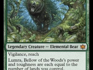 Lumra, Bellow of the Woods (Borderless) (0293) (Bloomburrow) [Foil]