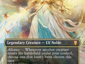 Galadriel, Light of Valinor (Borderless) (Commander: The Lord of the Rings: Tales of Middle-earth) [Foil]